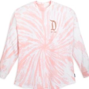 EUC Disneyland Tie Dye Briar Rose Gold Spirit Jersey Large